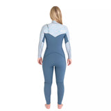 Combinaison intégrale Chest Zip 3/2 Femme Surf'n'Lifesaving (3/4/2/1,5 mm) - Mellow Sea