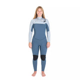 Combinaison intégrale Chest Zip 3/2 Femme Surf'n'Lifesaving (3/4/2/1,5 mm) - Mellow Sea