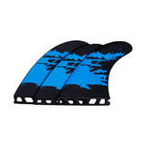 Set 3 Carbon Stripes Honeycomb G5 Fins / Futures System