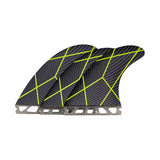 Set 3 Fins Honeycomb Fiber G5 / Futures System