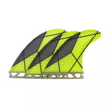 Set 3 Fins Honeycomb Fiber G5 / Futures System