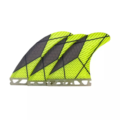 Set De 3 Palmes De Surf FCS Fibre De Verre - Thruster G5/G7 - Pour Planche De Surf
