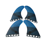 Set 4 Dérives Quad Honeycomb Fiber K2.1  / Montage Future