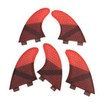 Set 5 Fins Honeycomb Fiber Pack Thruster + Quad /K2.1