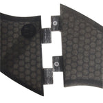 Set 5 Fins Honeycomb Fiber Pack Thruster + Quad /K2.1
